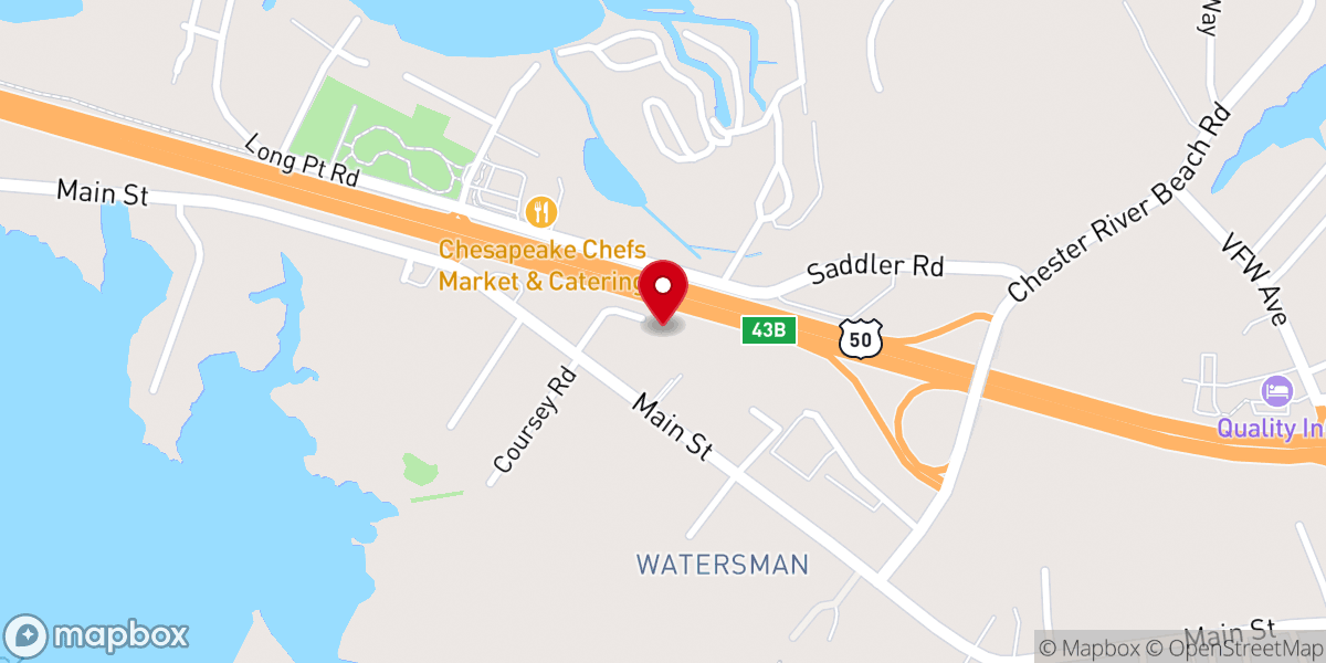 Map showing location of Grasonville Seventh-day Adventist Church