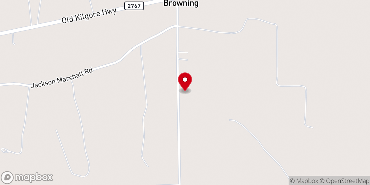 Map showing location of Corinth Missionary Baptist Church