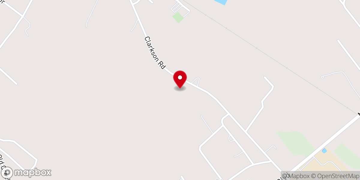 Map showing location of St John Baptist Church New Family Lf