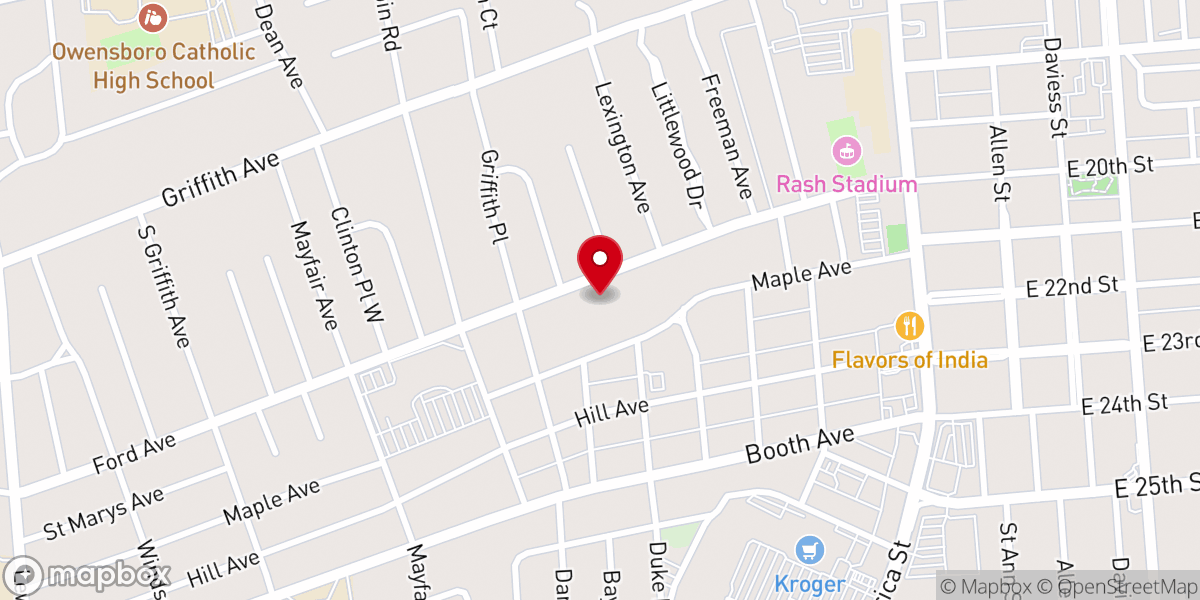 Map showing location of Trinity Episcopal Church
