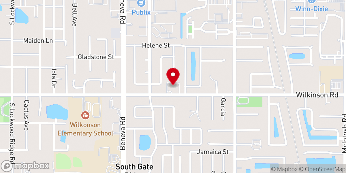 Map showing location of St Wilfred Episcopal Church