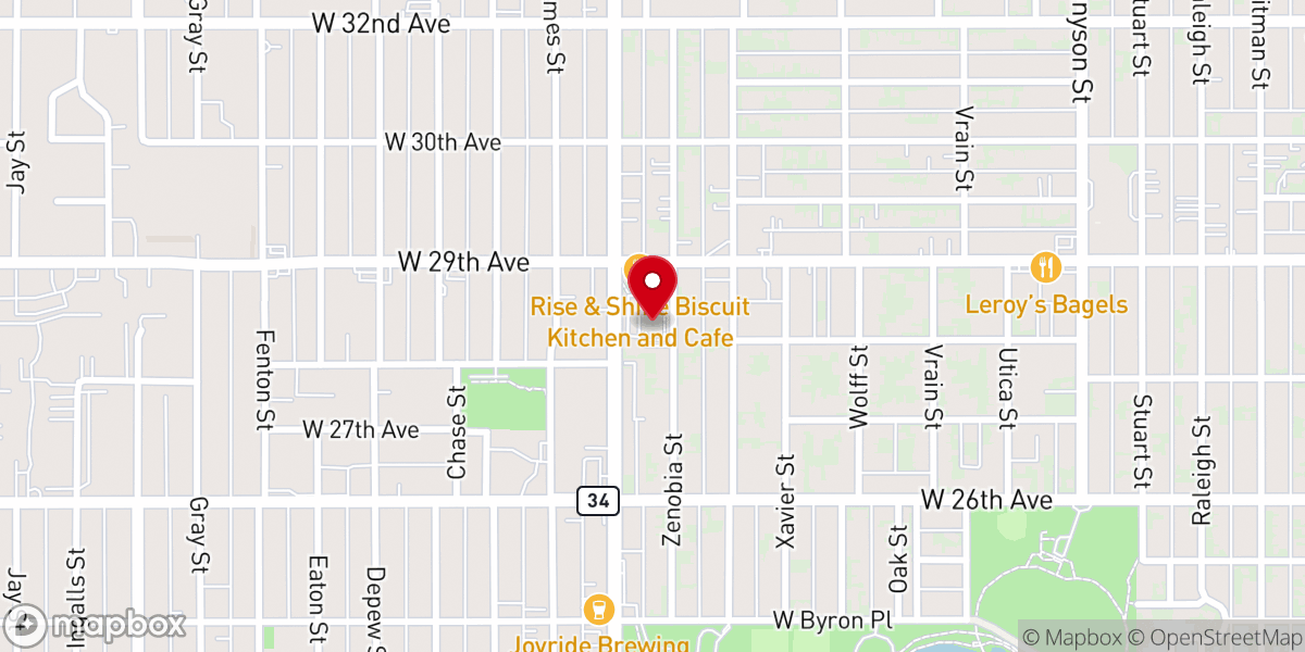 Map showing location of St. Mary Magdalene Roman Catholic Church