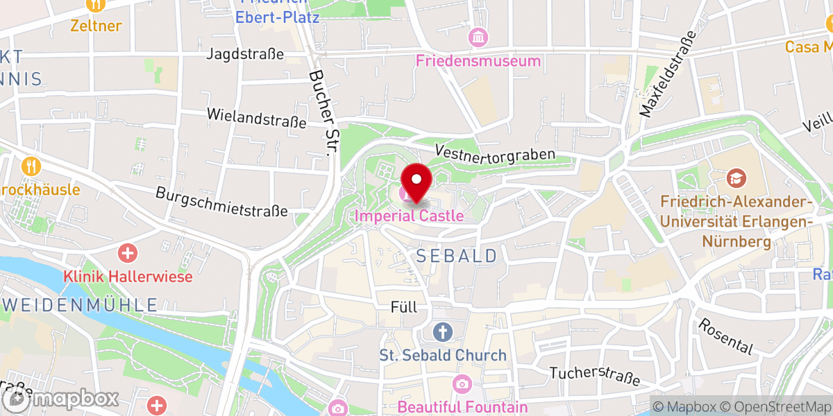 Map showing location of Kaiserkapelle