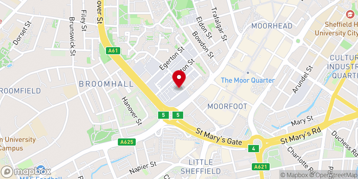 Map showing location of Charis Church International
