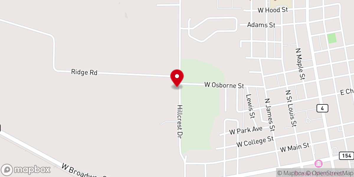 Map showing location of community of christ