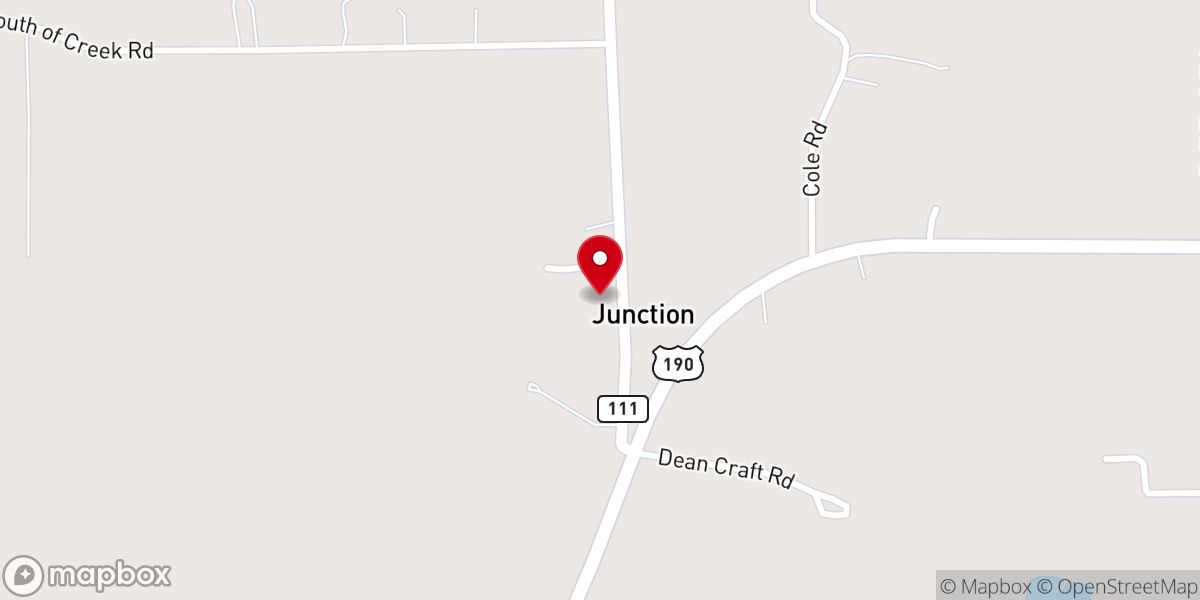 Map showing location of Macedonia Primitive Baptist