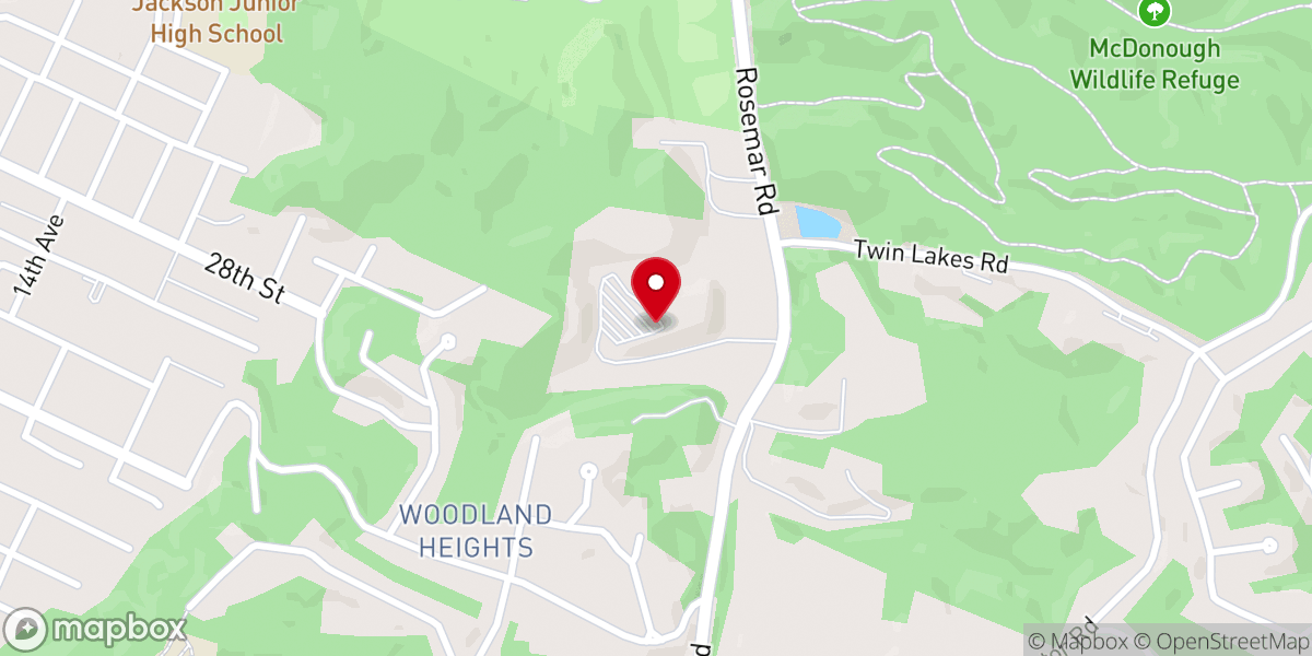 Map showing location of New Hope Baptist Church - WV