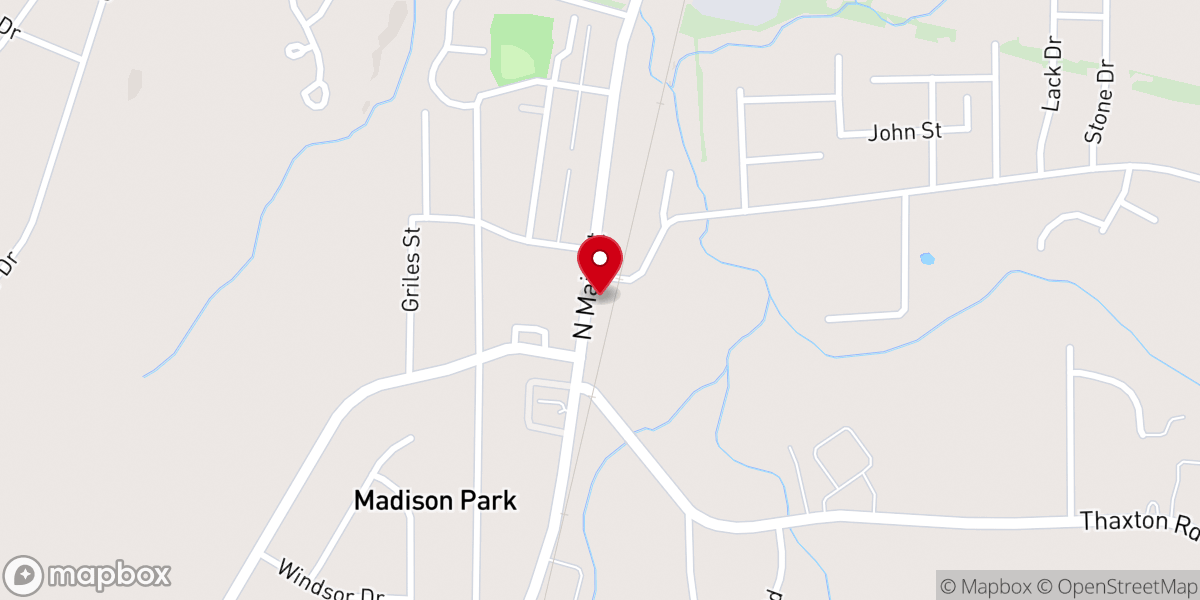 Map showing location of Reformation Christian Center