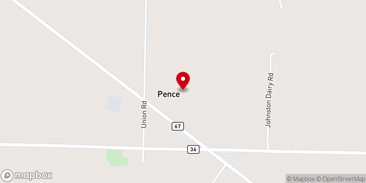 Map showing location of Crosspoint Community Church