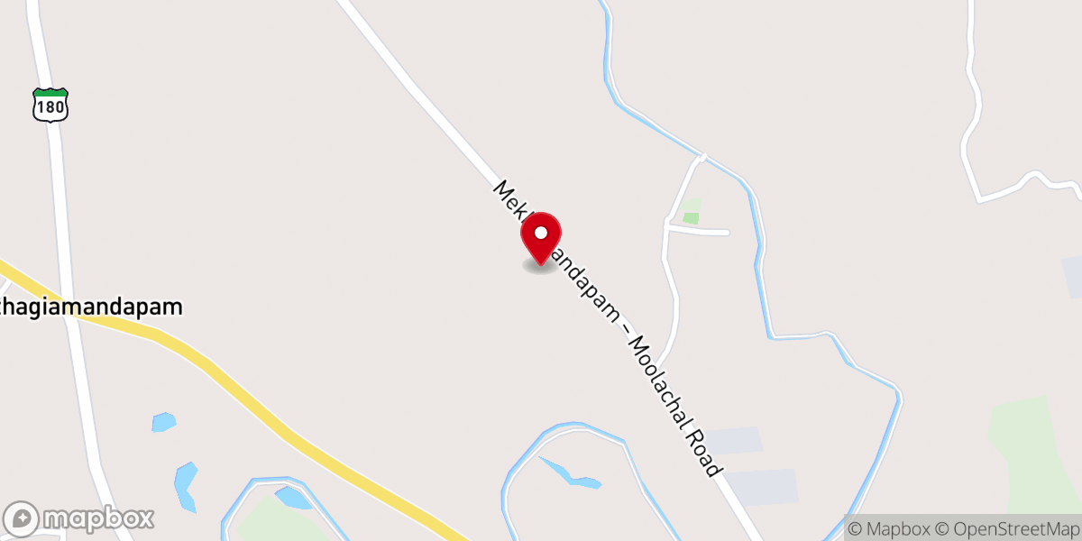 Map showing location of Full Gospel Pentecostal Church, Moolachel