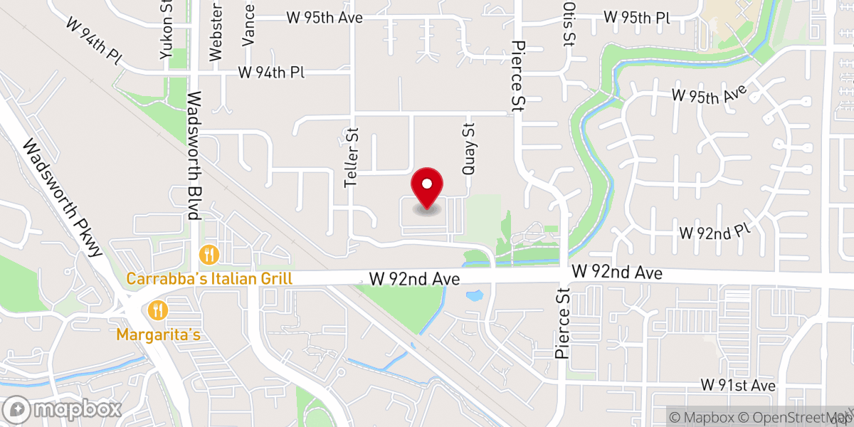 Map showing location of Tri-City Baptist Church
