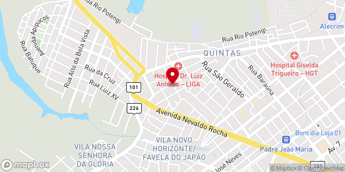 Map showing location of Igreja Matriz Nossa Senhora do Perpétuo Socorro