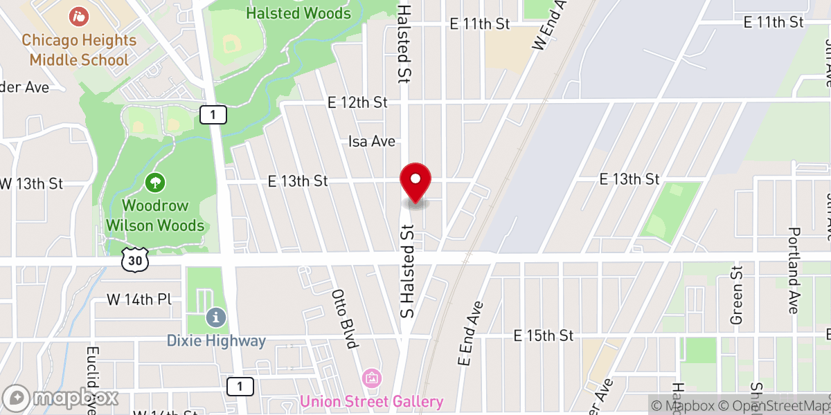 Map showing location of Iglesia El Faro