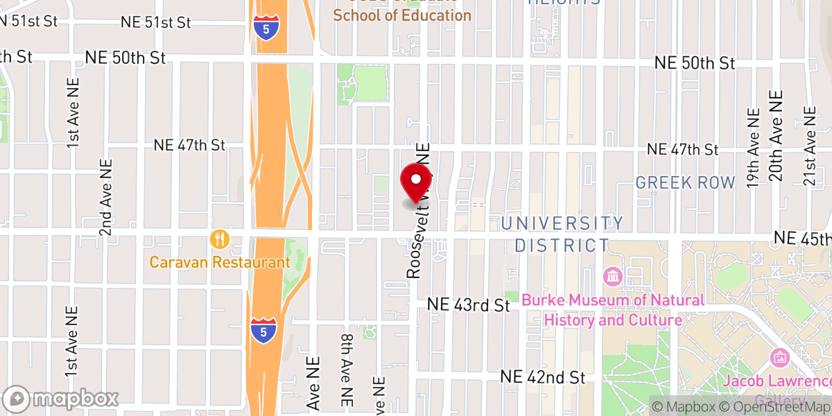 Map showing location of Every Nation Church Seattle