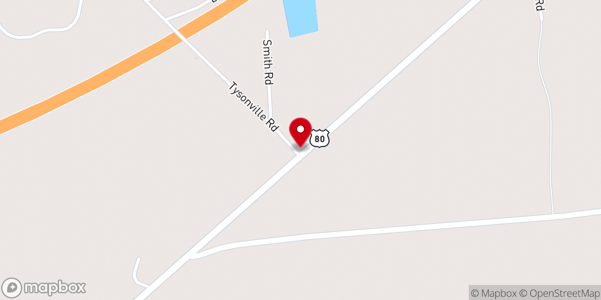 Map showing location of Shorters Church