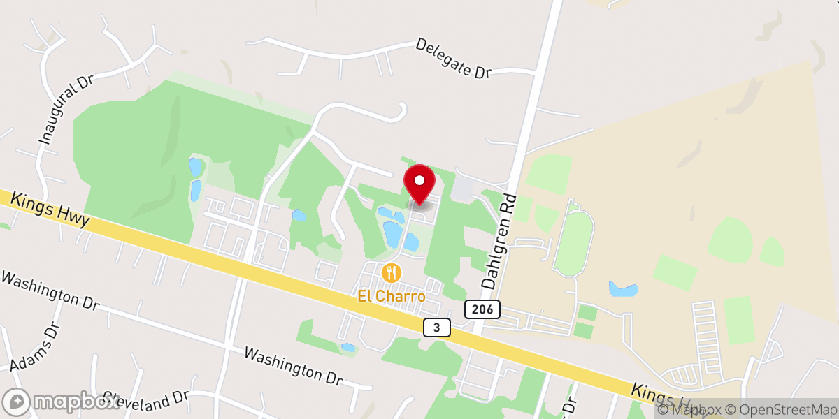 Map showing location of King George Church of God - Food Distribution Center