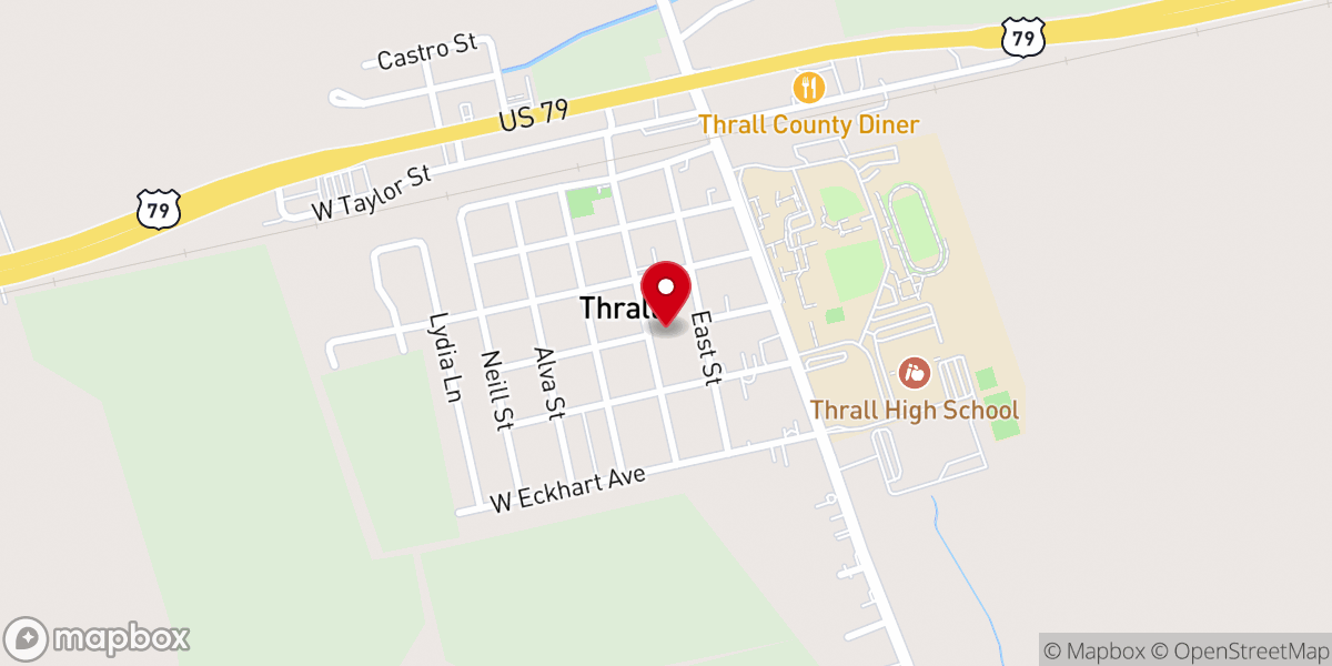 Map showing location of St John Lutheran Church