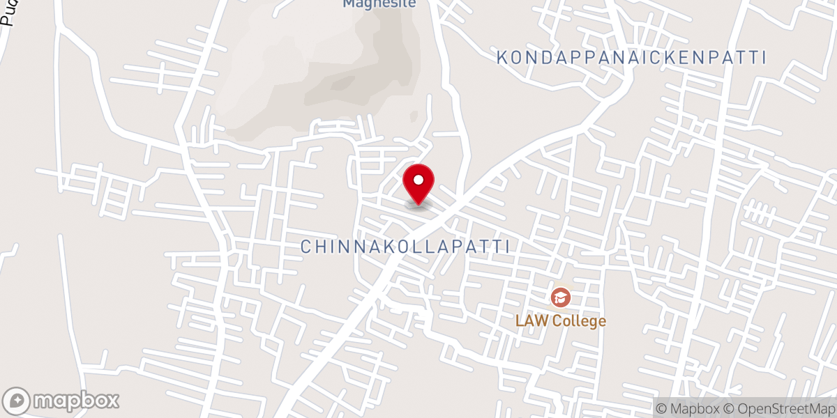 Map showing location of Reformed Baptist Church