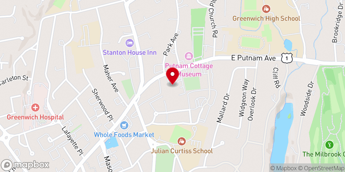 Map showing location of Tomes-Higgins House