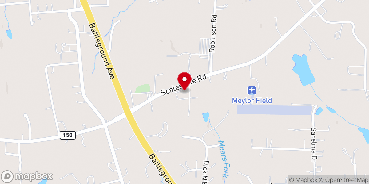 Map showing location of Summer Oaks Presbyterian Church