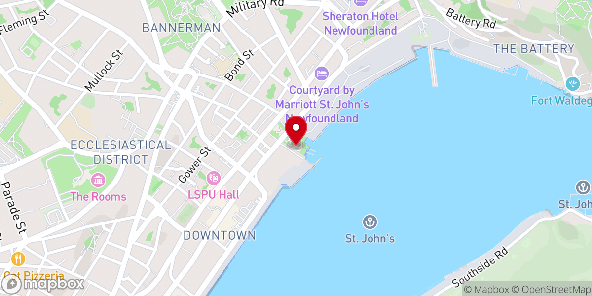 Map showing location of Our Dogs