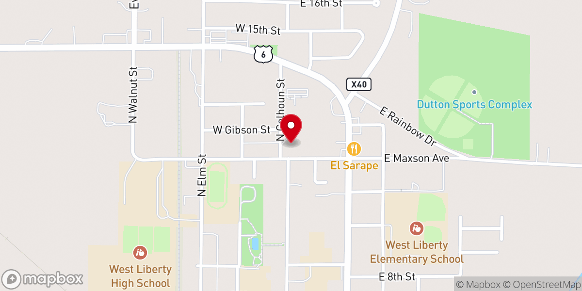 Map showing location of First Church United - Food Pantry