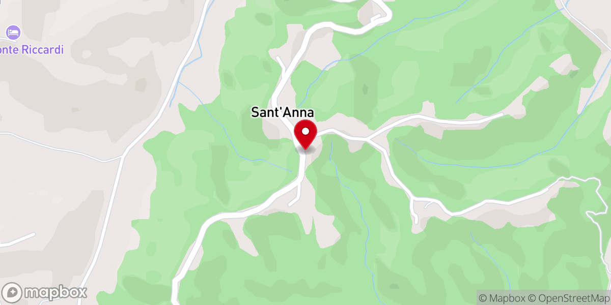 Map showing location of Cappella di Sant'Anna