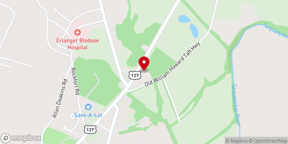 Map showing location of The Butter Dish