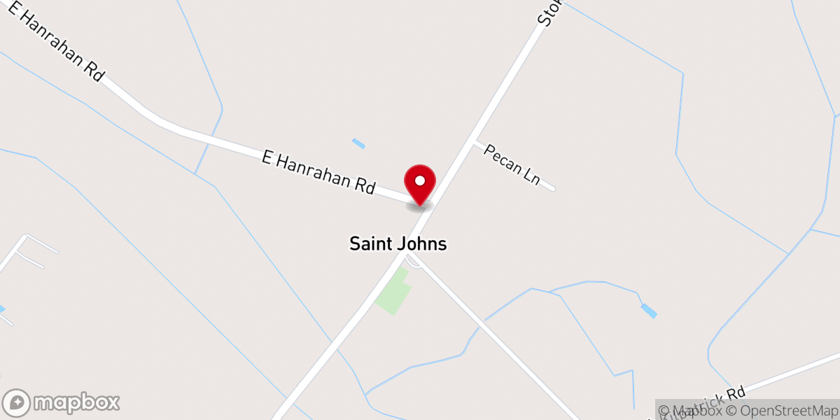 Map showing location of East Coast Lighthouse Ministries