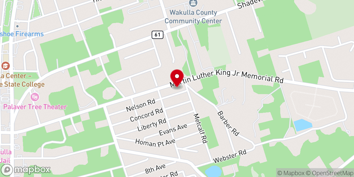 Map showing location of New Hope Community Church