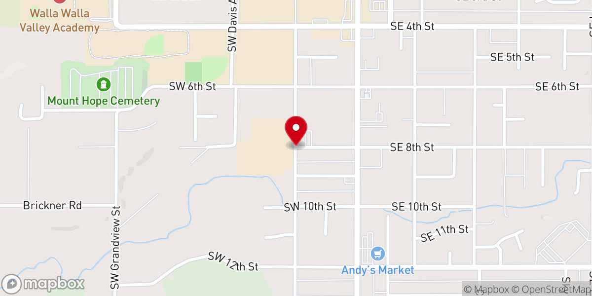 Map showing location of Village Church Youth Center