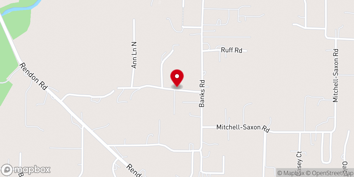 Map showing location of Twisted Rose Texas