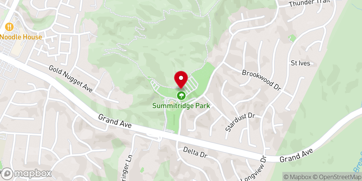 Map showing location of Diamond Bar Center