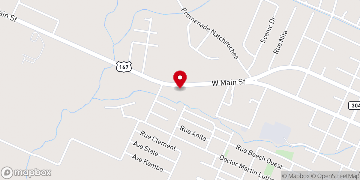 Map showing location of New Life Pentecostal Church