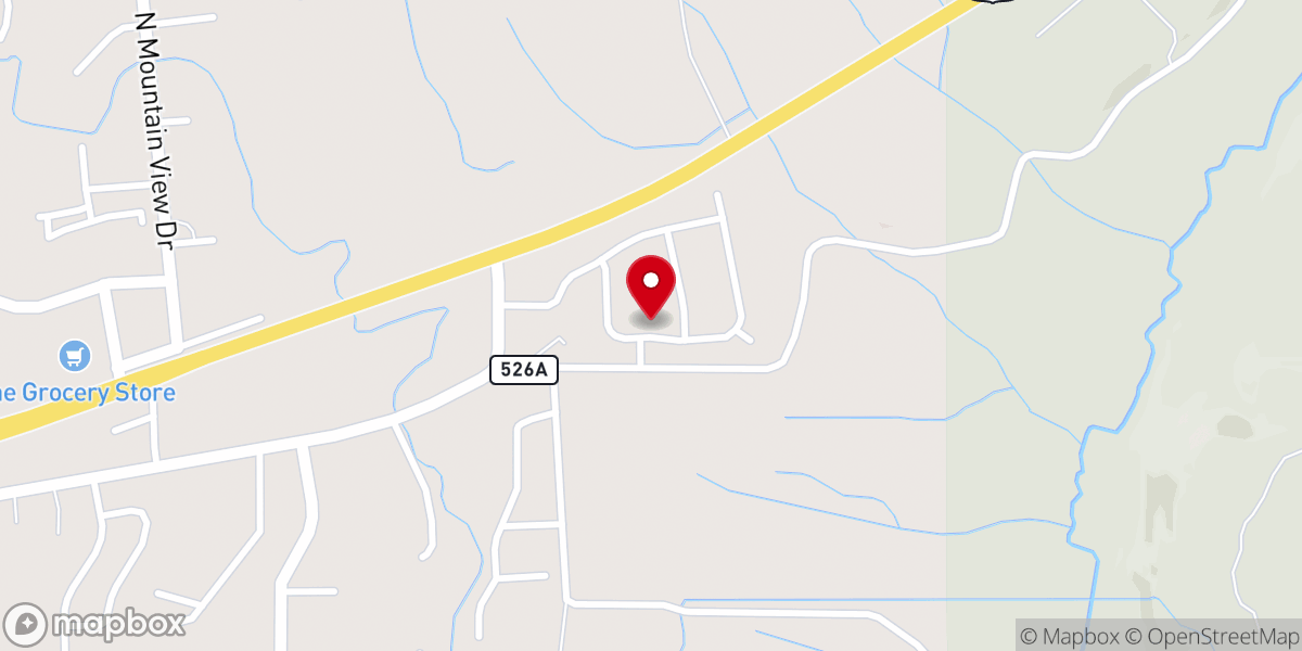 Map showing location of Awakened Hearts Healing Arts