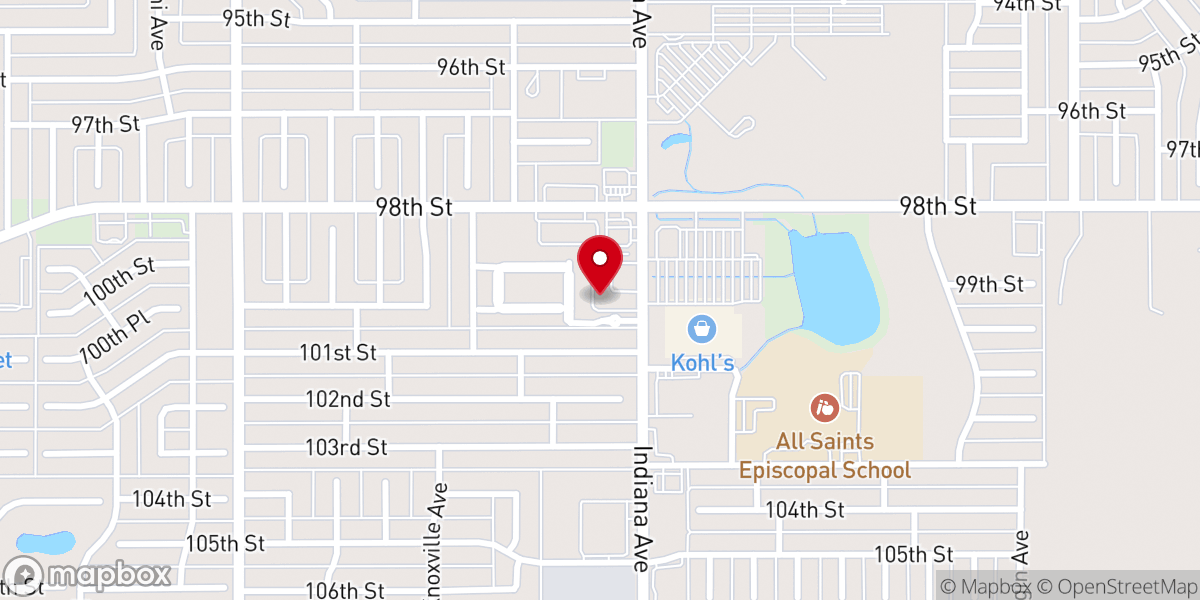 Map showing location of Story Church