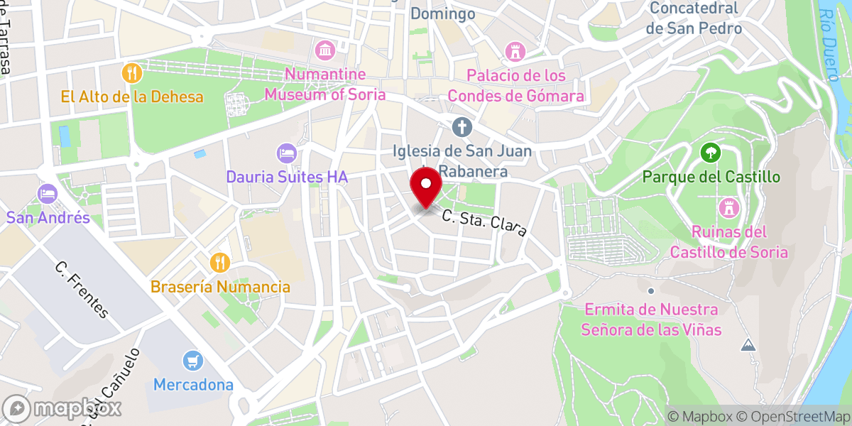 Map showing location of Iglesia Evangélica - Ven & Ve