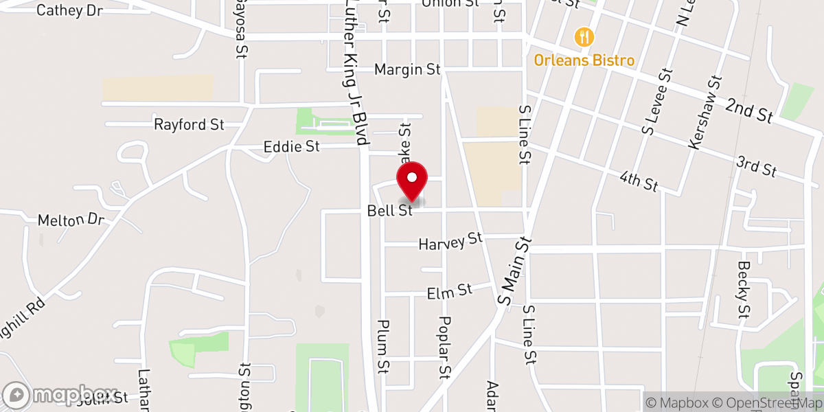 Map showing location of First New Hope Day Care