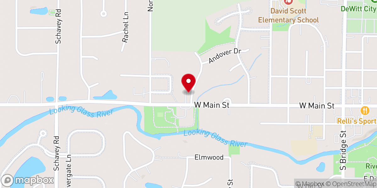 Map showing location of Looking Glass River Mission