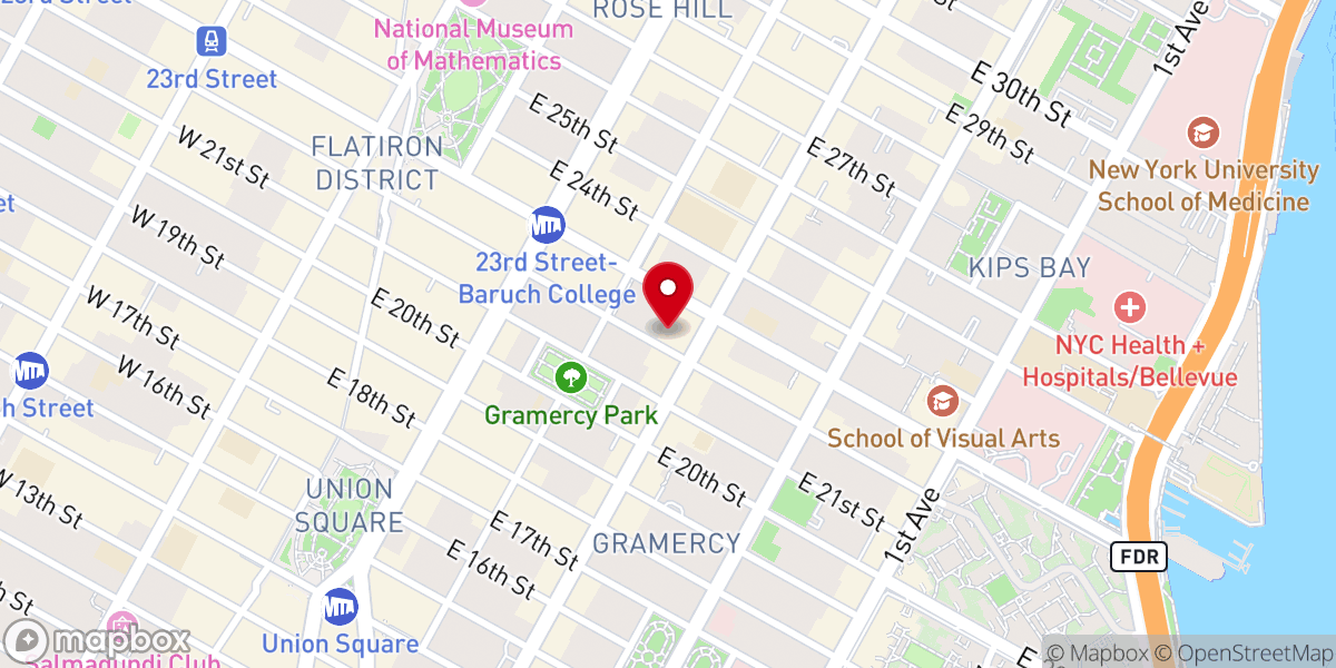 Map showing location of Gustavus Adolphus Church