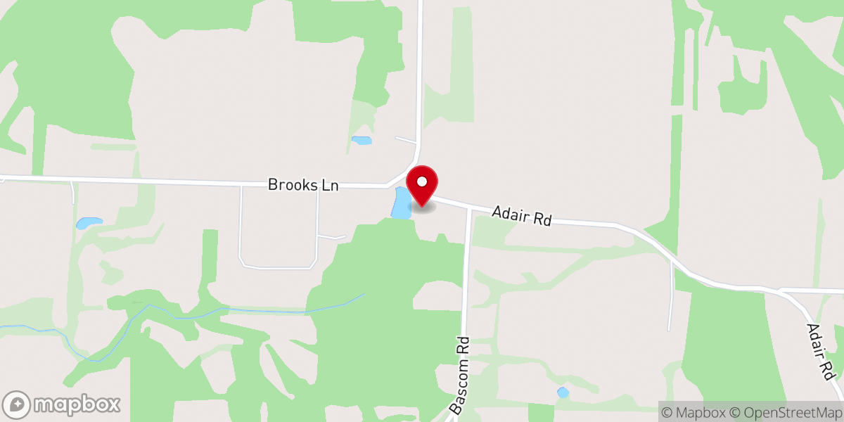 Map showing location of St John Baptist Church