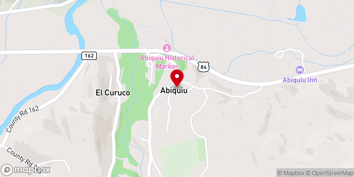 Map showing location of Christ in the desert
