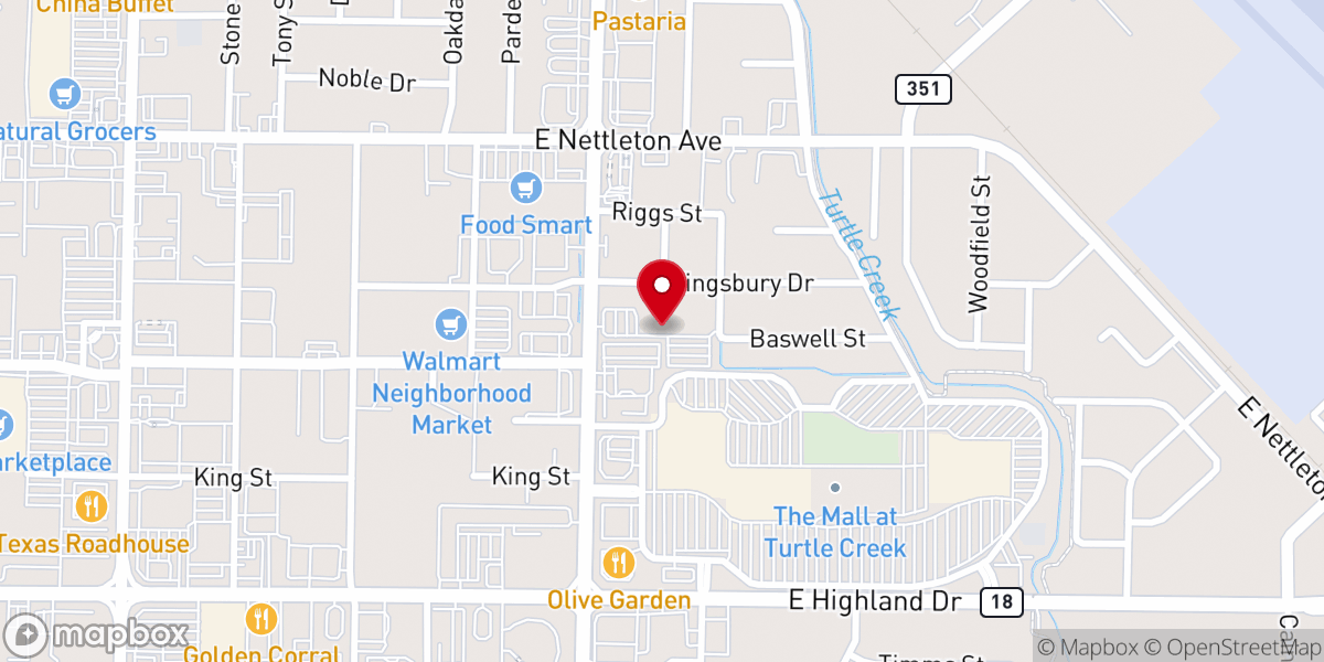 Map showing location of Community Fellowship Church