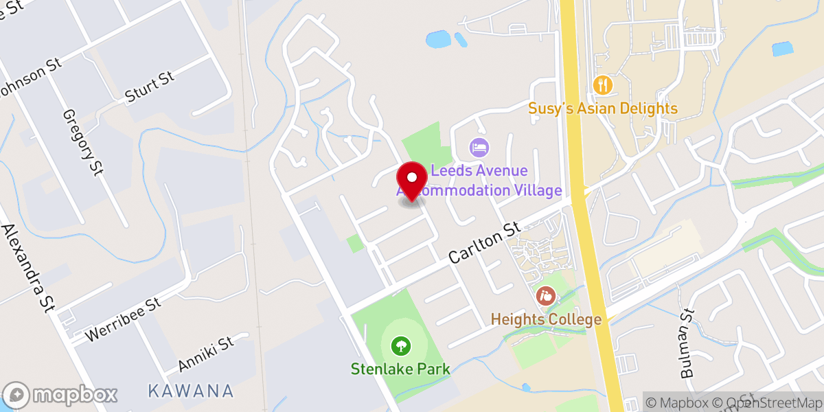 Map showing location of Rock Covenant Love Ministries