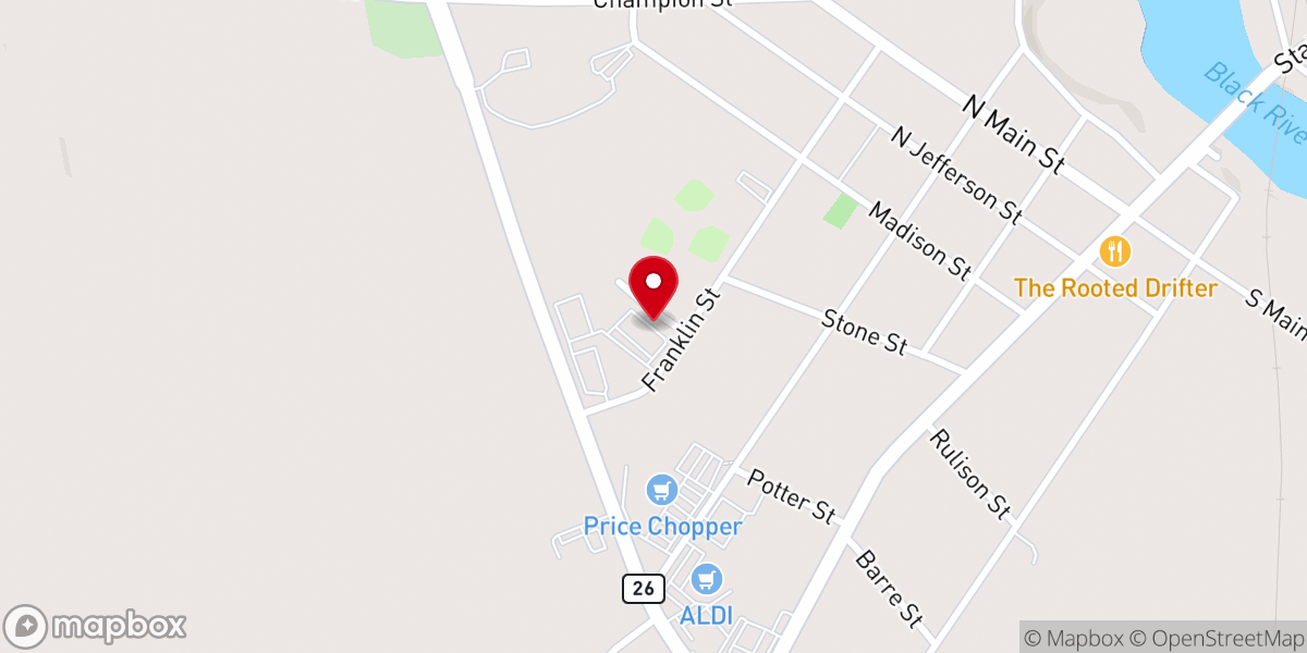 Map showing location of Long Falls Dentistry