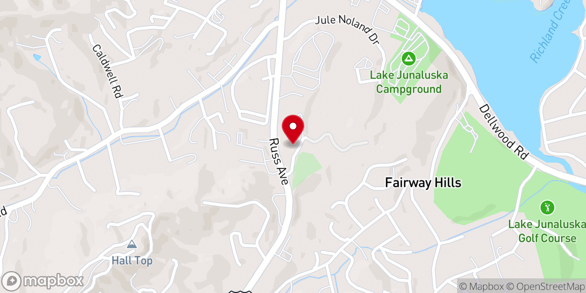 Map showing location of Maple Grove Methodist Church