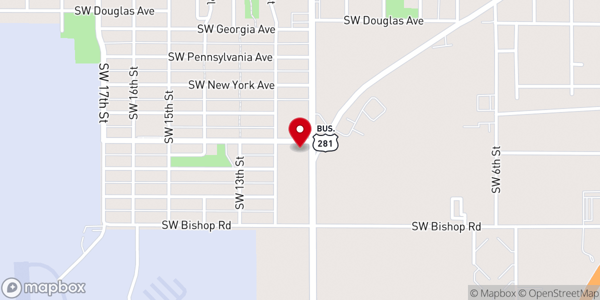 Map showing location of Zoe Christian Center