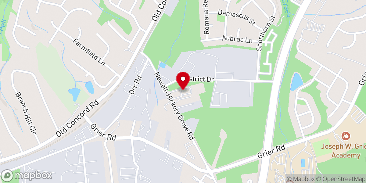 Map showing location of University Church of Christ