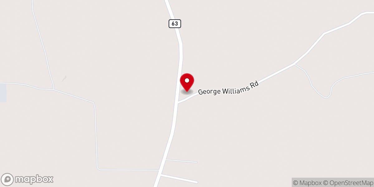 Map showing location of Canaan Baptist Parsonage