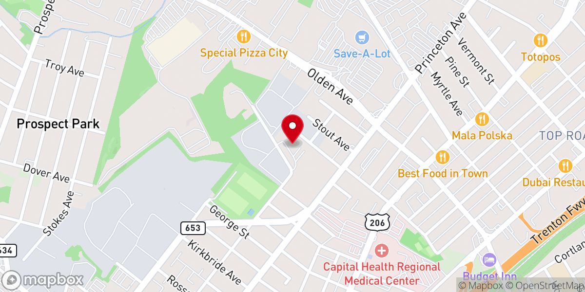 Map showing location of Way of the Cross Holy Temple Ministries